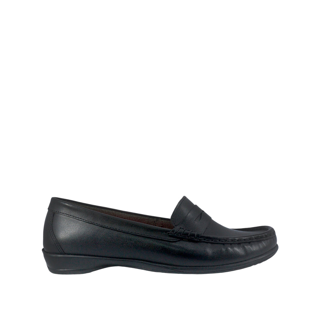 Mocasines escolares Judy para niña color negro