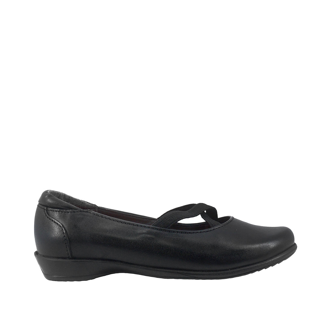 Zapatos escolares Madelyn para niña color negro
