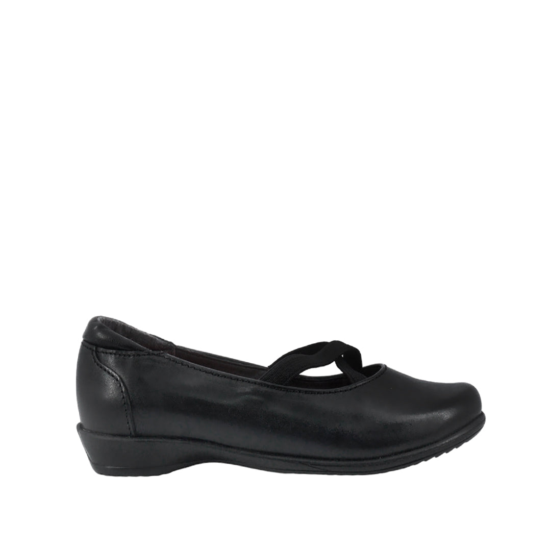 Zapatos escolares Madelyn para niña color negro