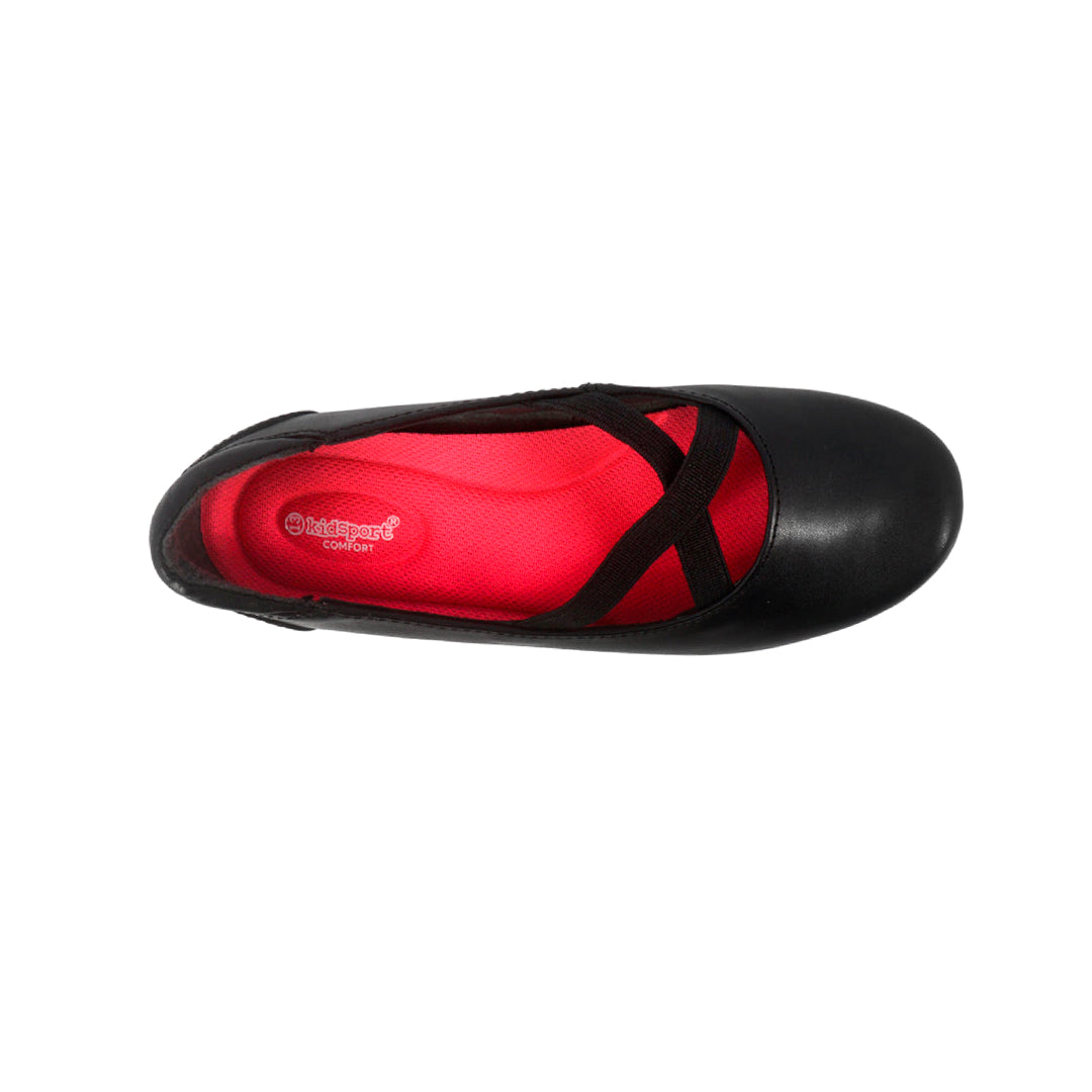 Zapatos escolares Madelyn para niña color negro