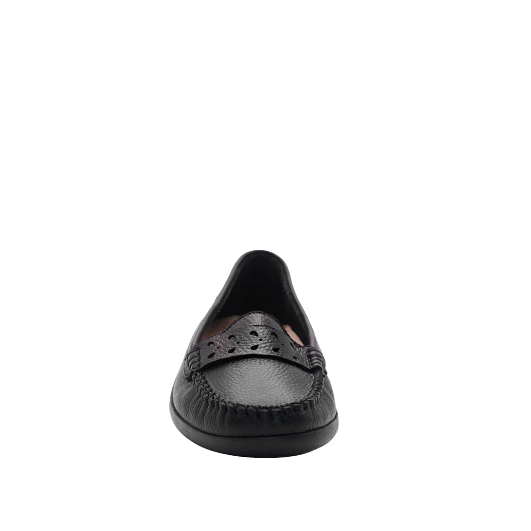 Mocasines Saribel para mujer color negro