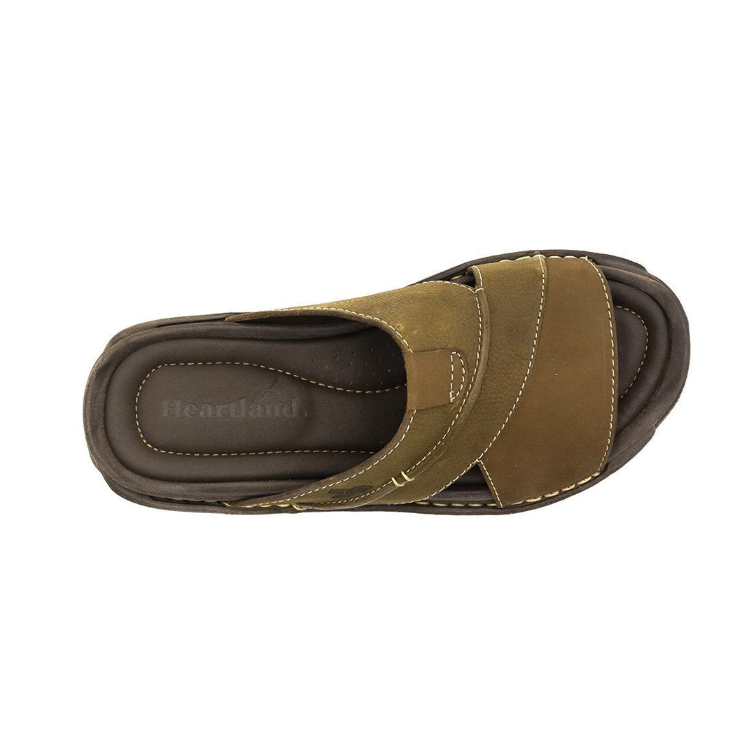 Sandalias Montego para hombre color olivo