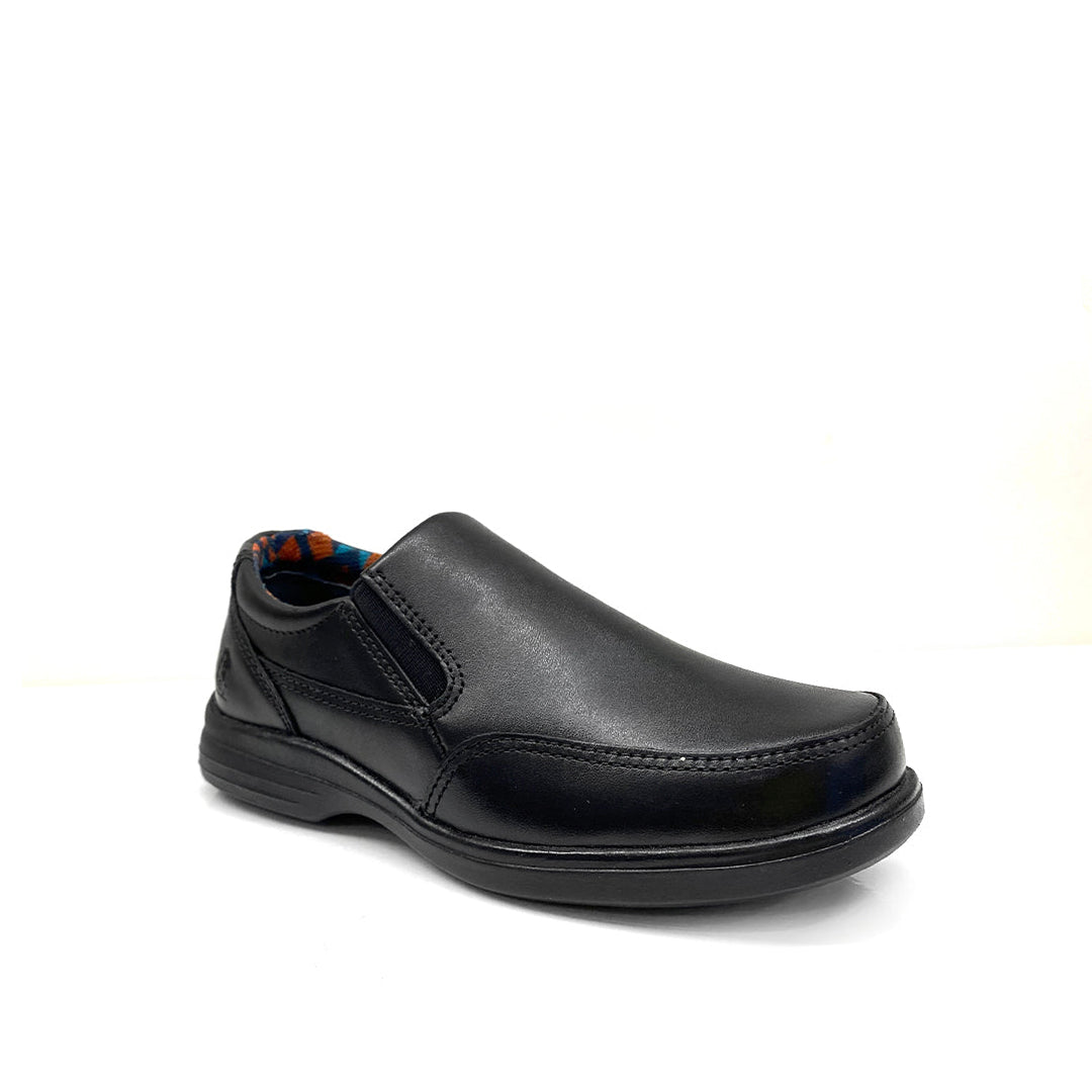 Zapatos escolares Luka Slip On para niño color negro