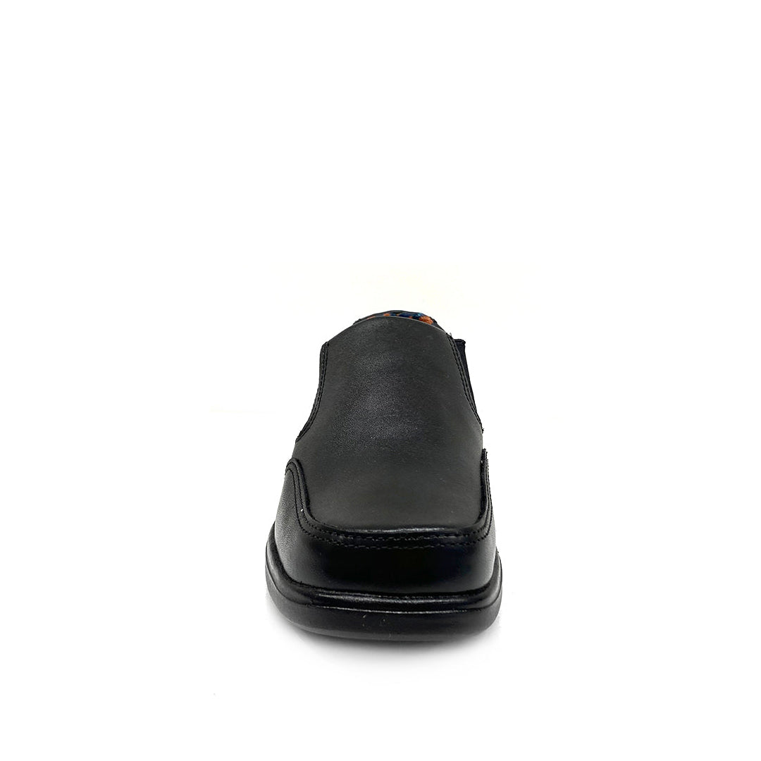 Zapatos escolares Luka Slip On para niño color negro