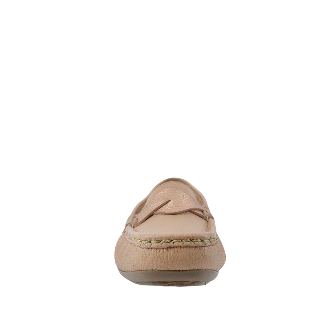 Mocasines Sisi para mujer color beige