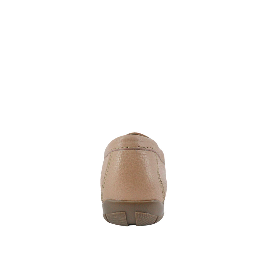 Mocasines Sisi para mujer color beige