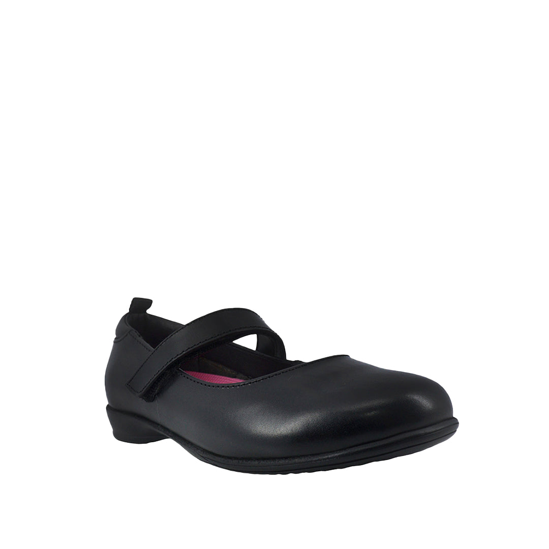 Zapatos escolares Anavel para niña color negro