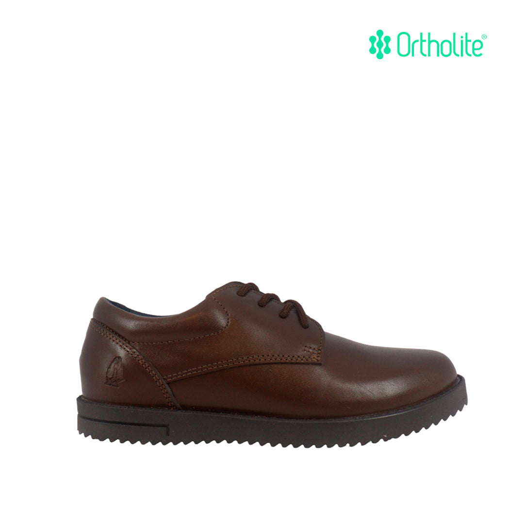Zapatos escolares Canguru Oxford 2.0 para niño color café