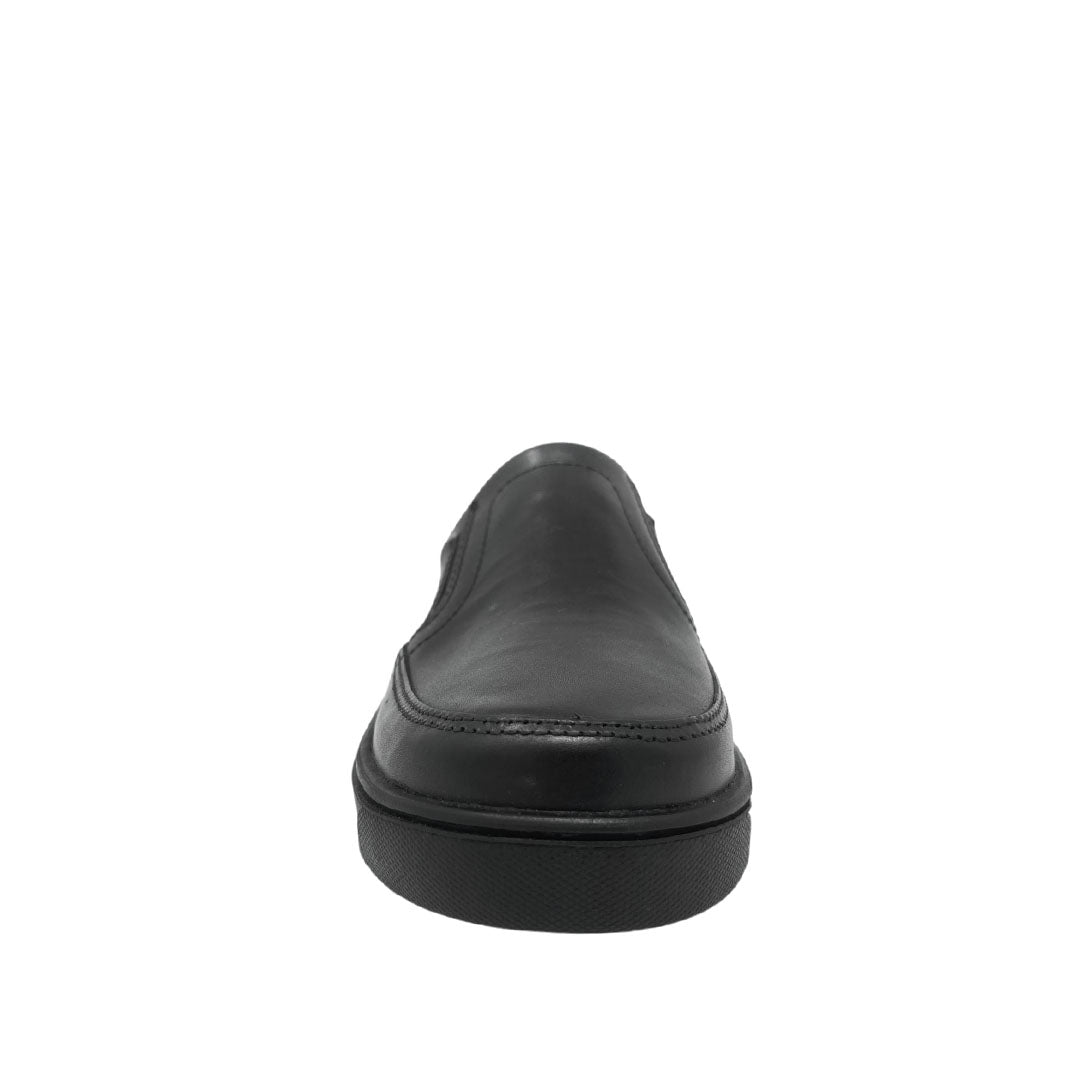 Zapatos escolares Andrew Slip On para niño color negro