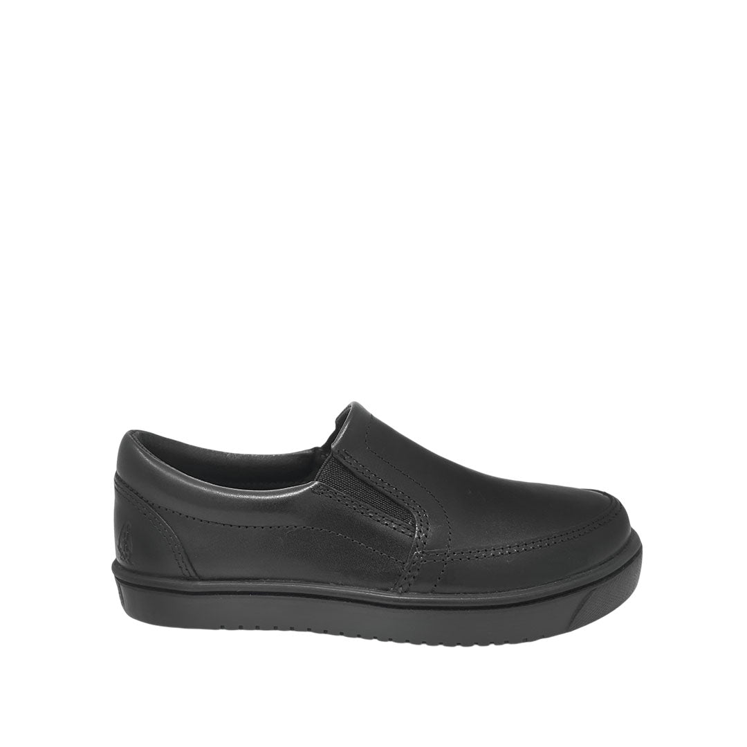 Zapatos escolares Andrew Slip On para niño color negro