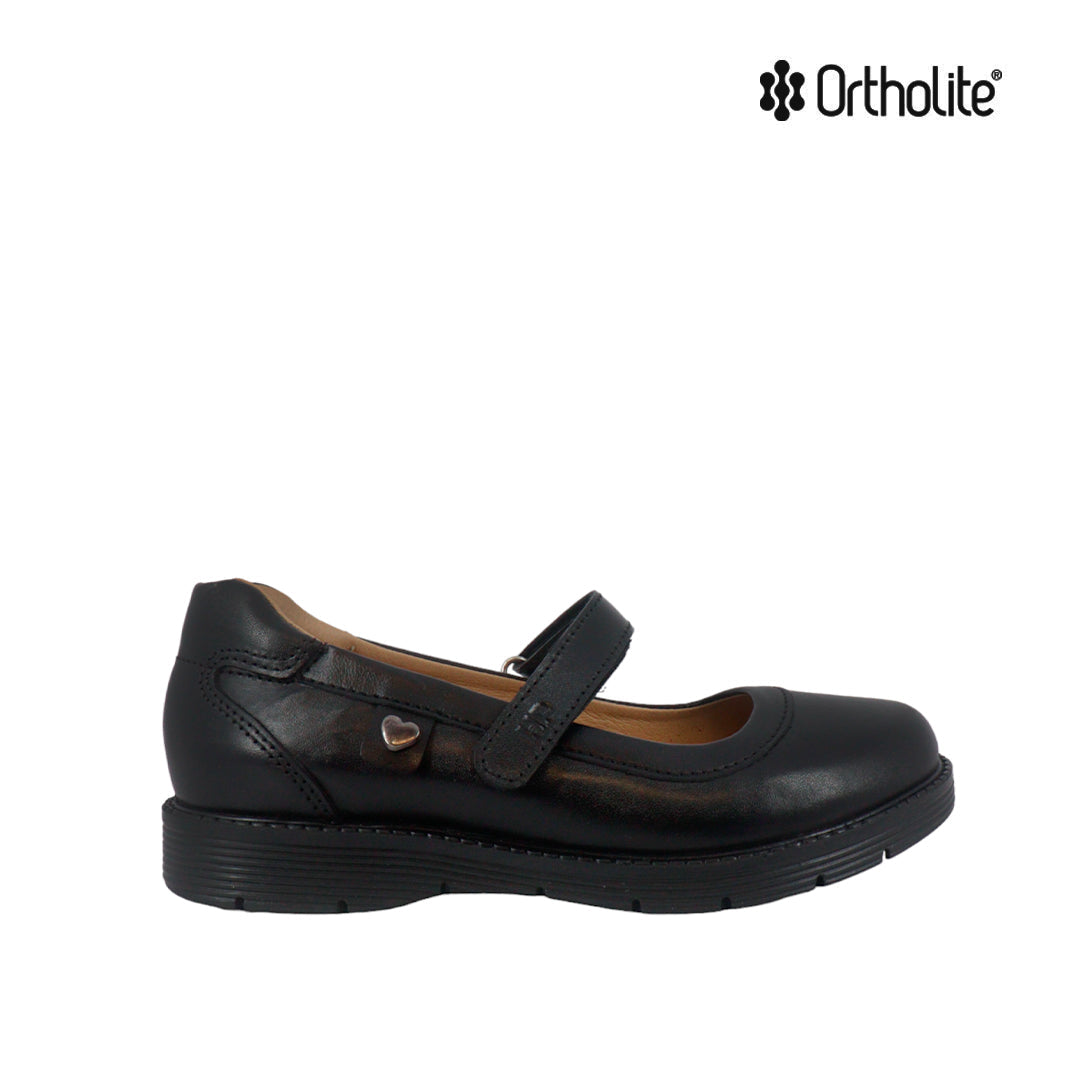 Zapatos escolares Madelyne para niña color negro