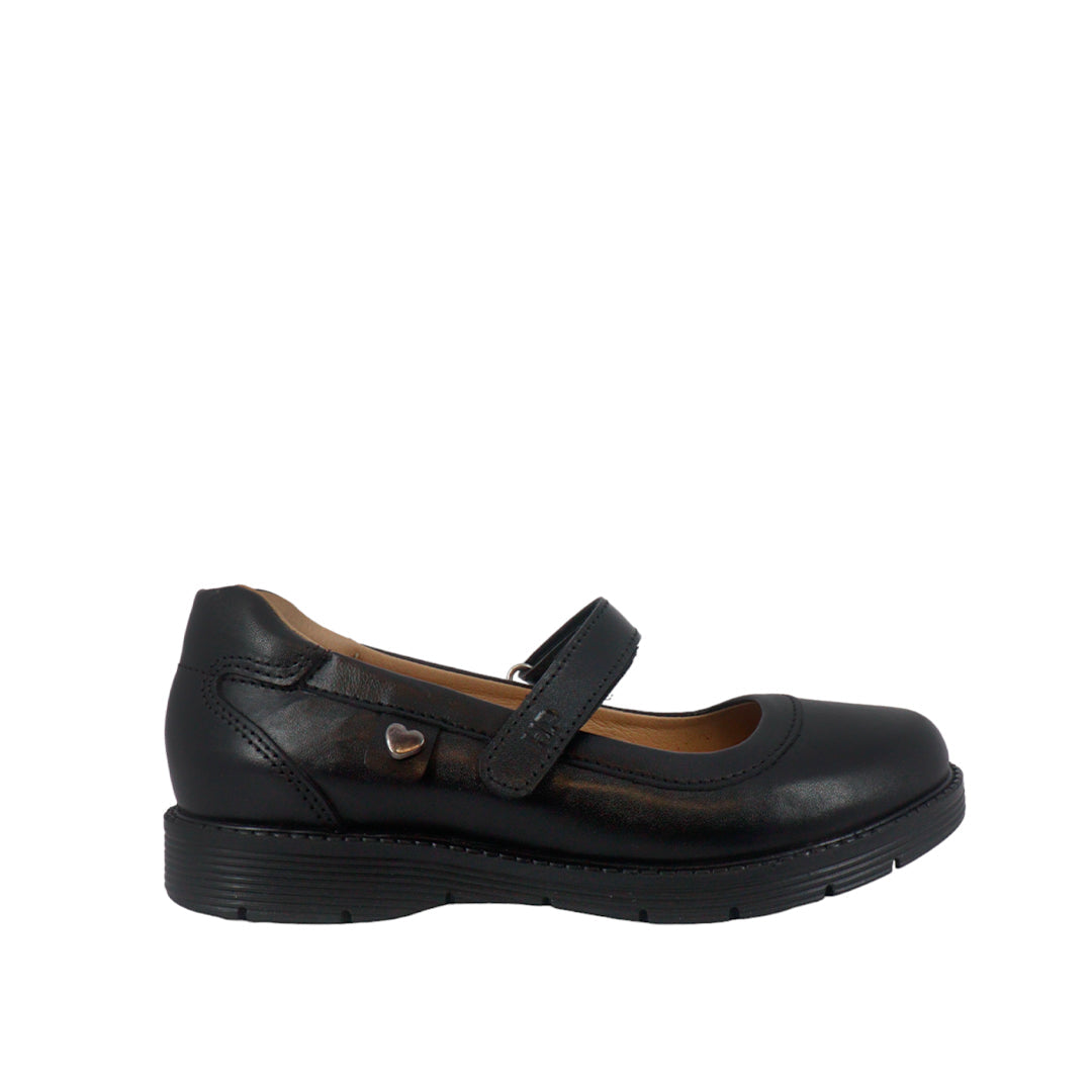Zapatos escolares Madelyne para niña color negro
