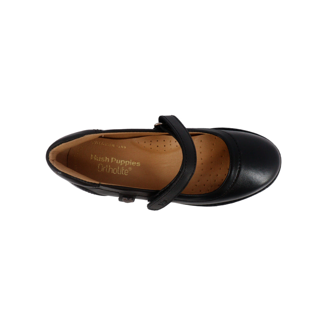 Zapatos escolares Madelyne para niña color negro