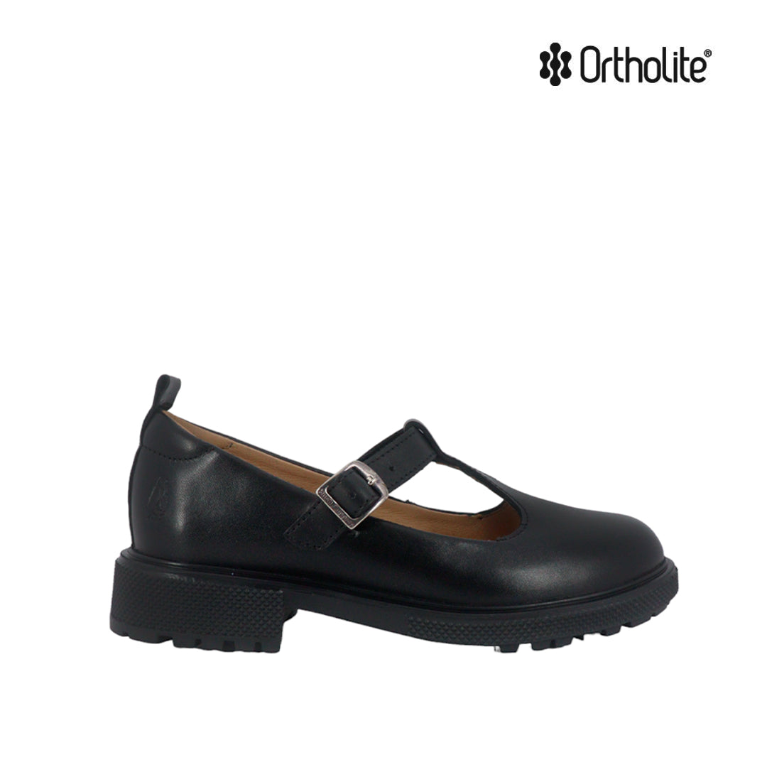 Zapatos escolares Arianna para niña color negro
