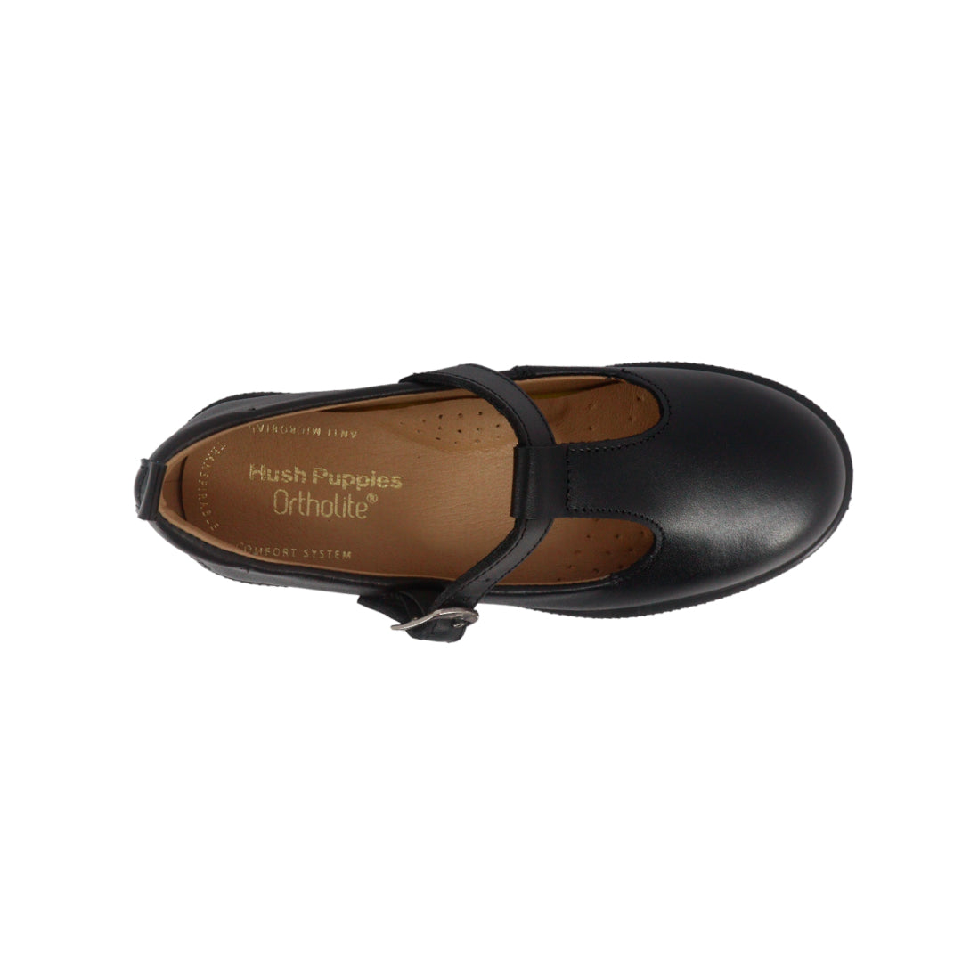 Zapatos escolares Arianna para niña color negro