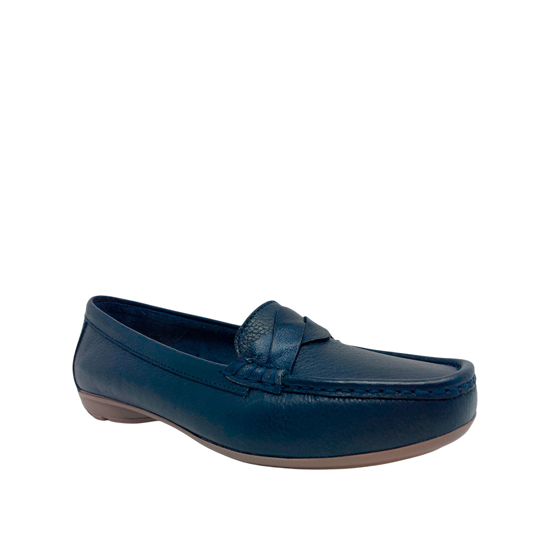 Mocasines Sisi para mujer color navy
