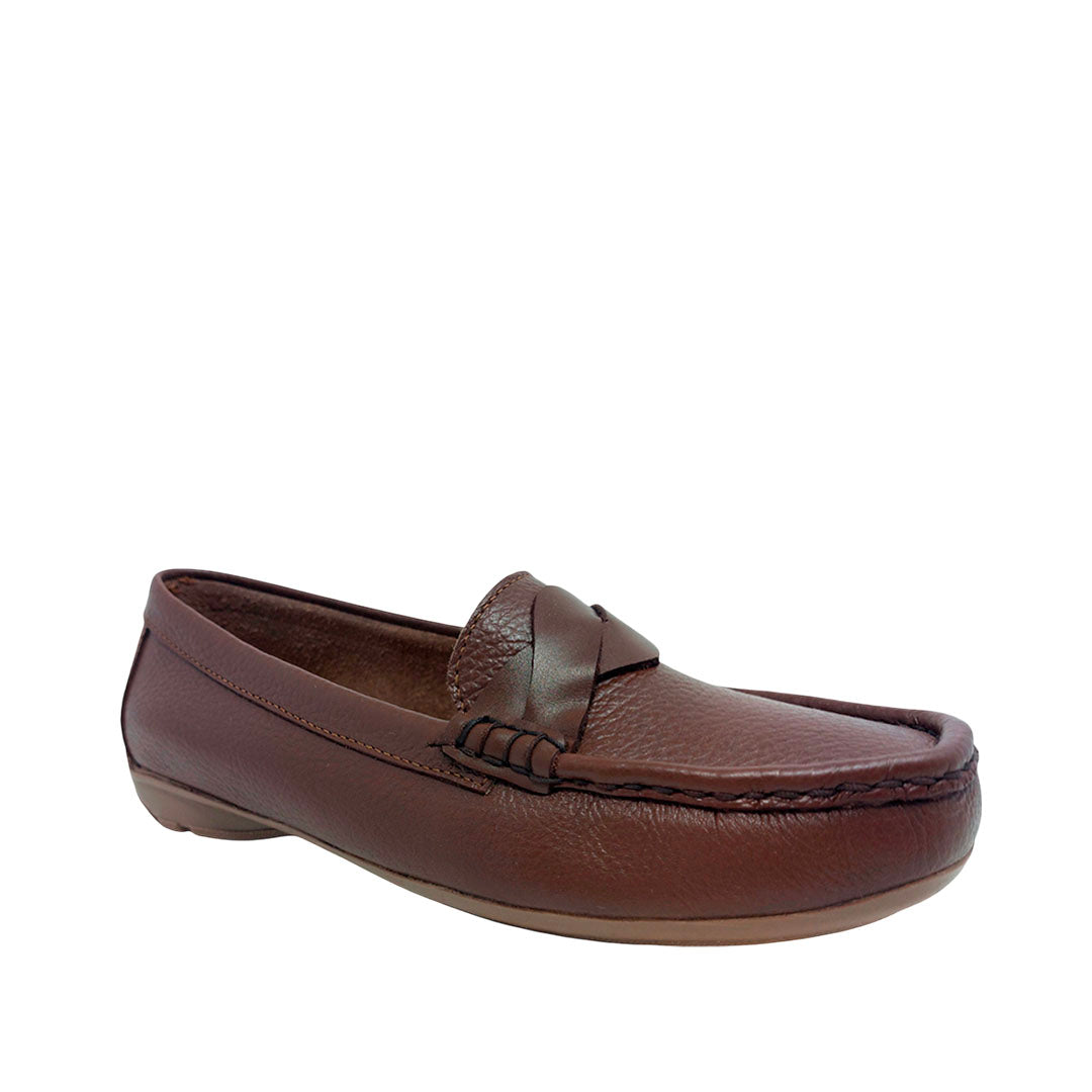 Mocasines Sisi para mujer color café