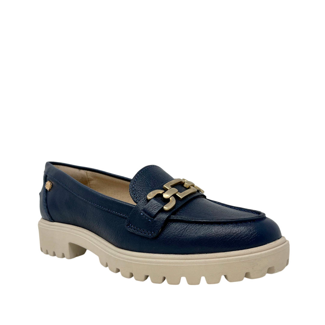 Mocasines Silvana para mujer color navy