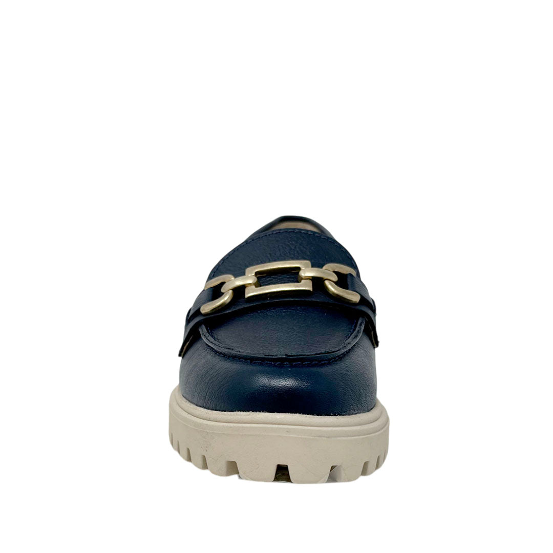 Mocasines Silvana para mujer color navy