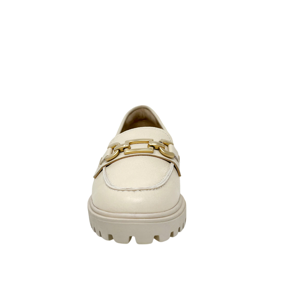 Mocasines Silvana para mujer color beige