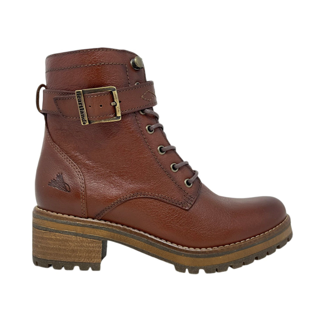 Botas de tacón Sarah para mujer color tan