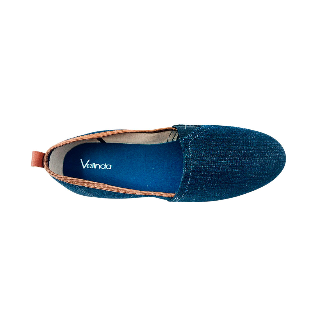 Dinas Liana slip on para mujer color denim