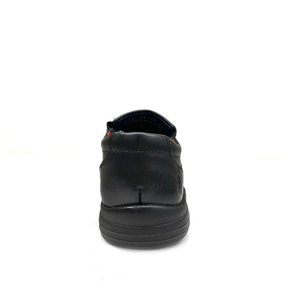 Zapatos escolares Luka Slip On para niño color negro