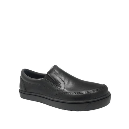 Zapatos escolares Andrew Slip On para niño color negro