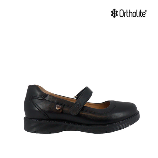 Zapatos escolares Madelyne para niña color negro