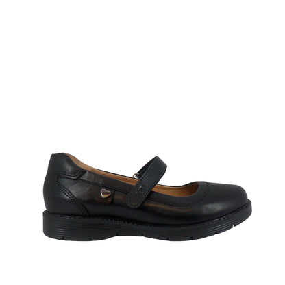 Zapatos escolares Madelyne para niña color negro