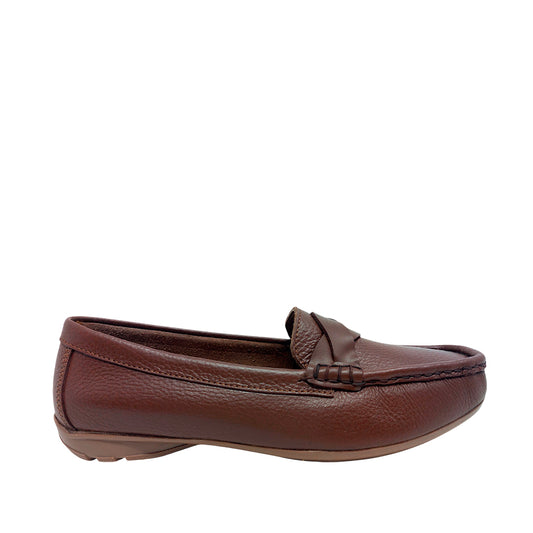 Mocasines Sisi para mujer color café