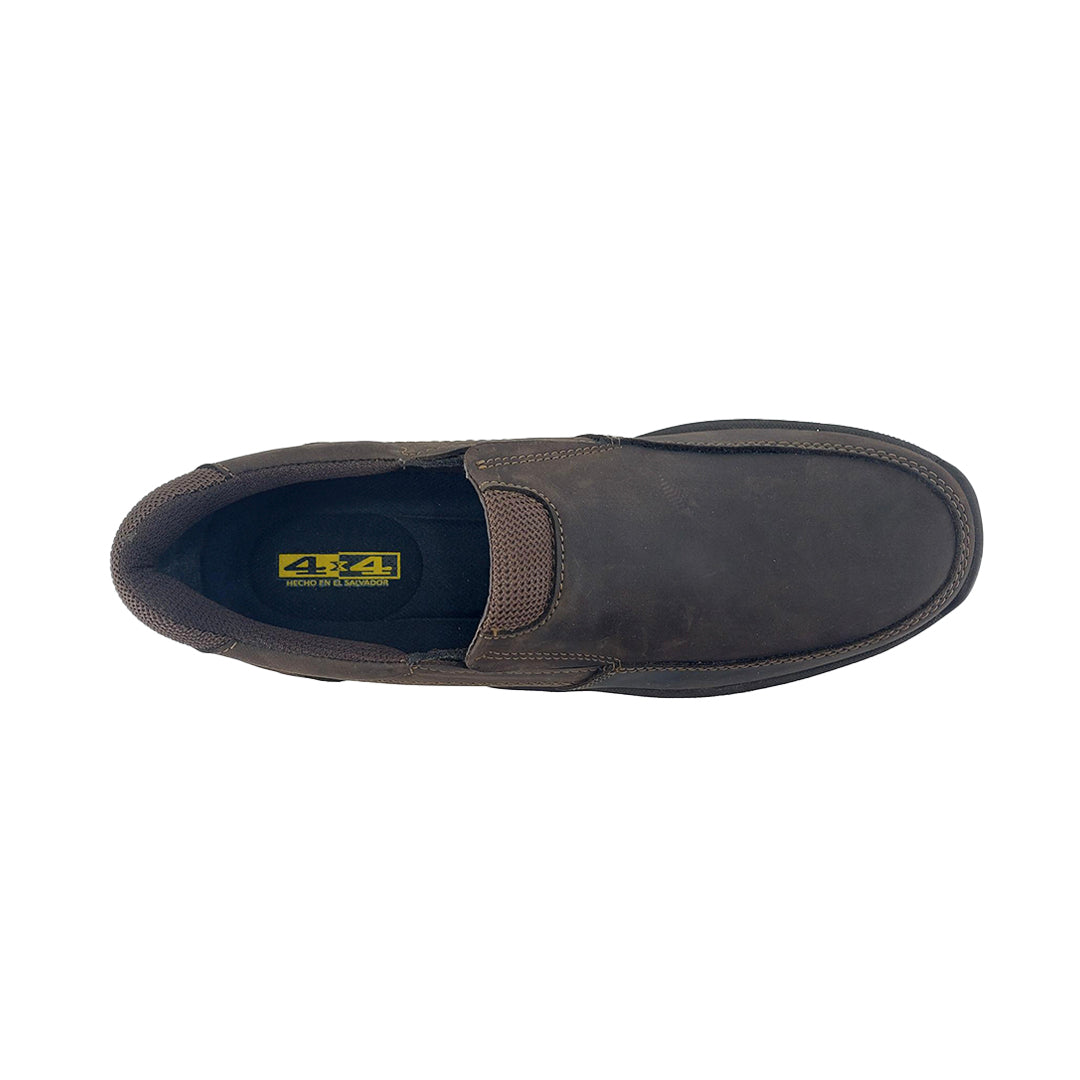 Zapatos casuales Gilberto Slip On para hombre color café