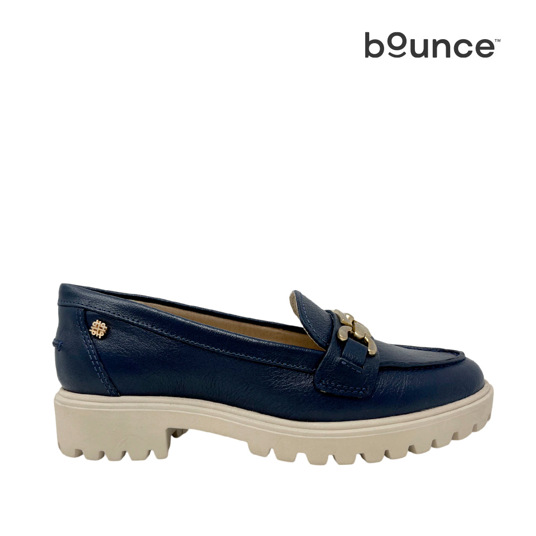 Mocasines Silvana para mujer color navy