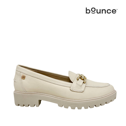 Mocasines Silvana para mujer color beige