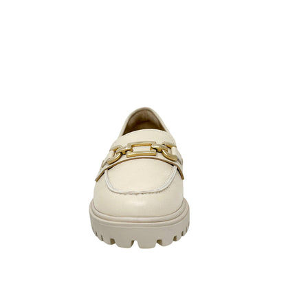 Mocasines Silvana para mujer color beige