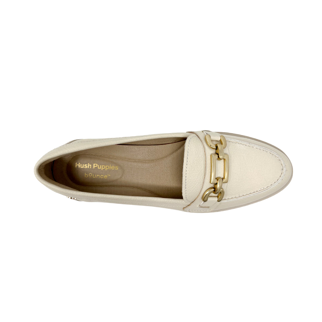 Mocasines Silvana para mujer color beige