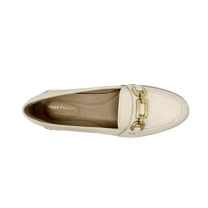 Mocasines Silvana para mujer color beige