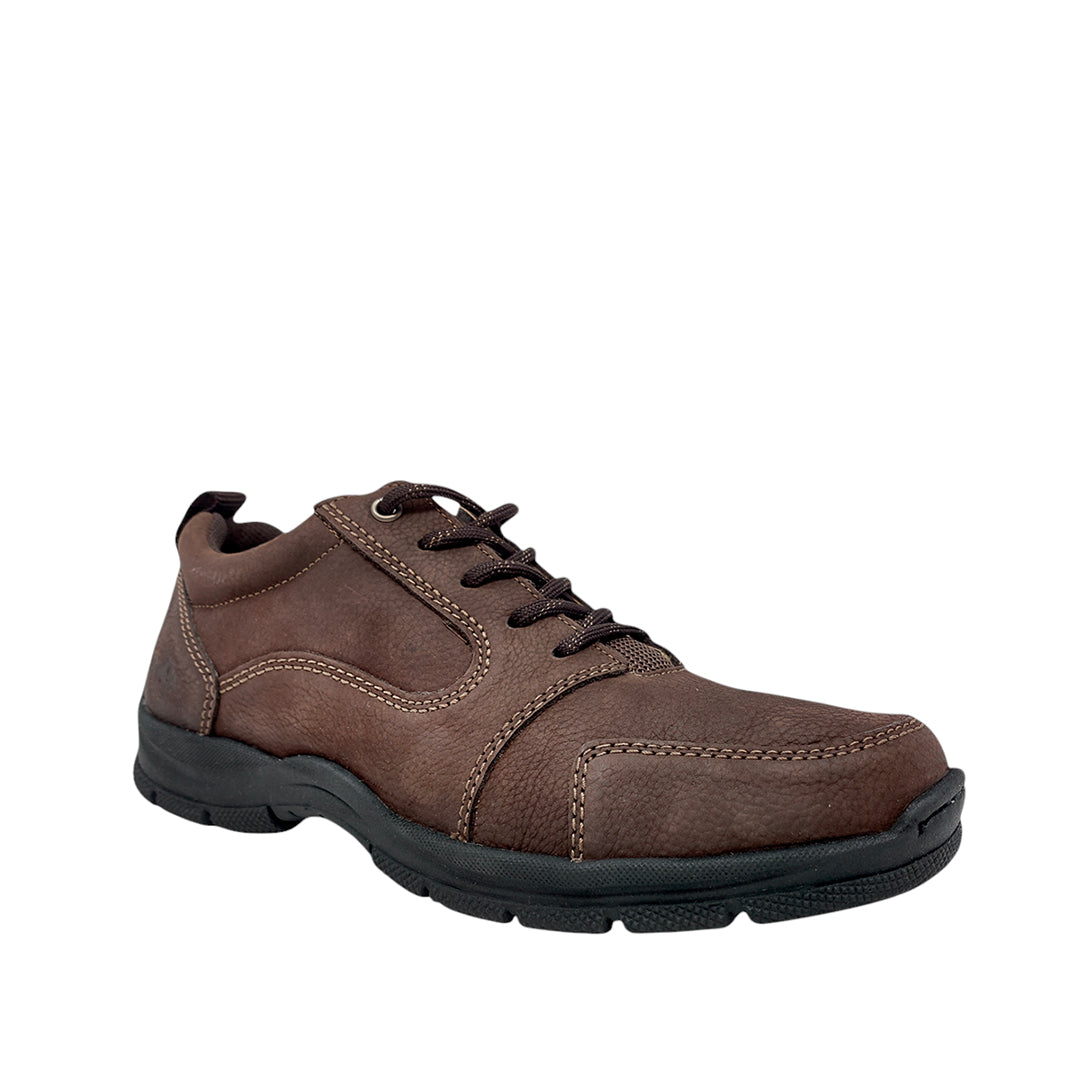 Zapatos casuales Gilberto Oxford para hombre color café