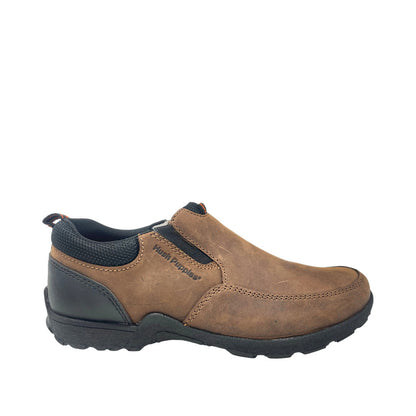 Zapatos casuales Berto Slip On para hombre color café