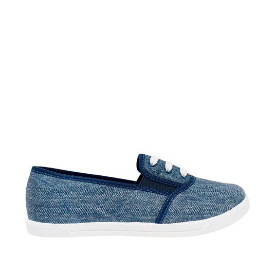 Dinas Lina Oxford para mujer color denim