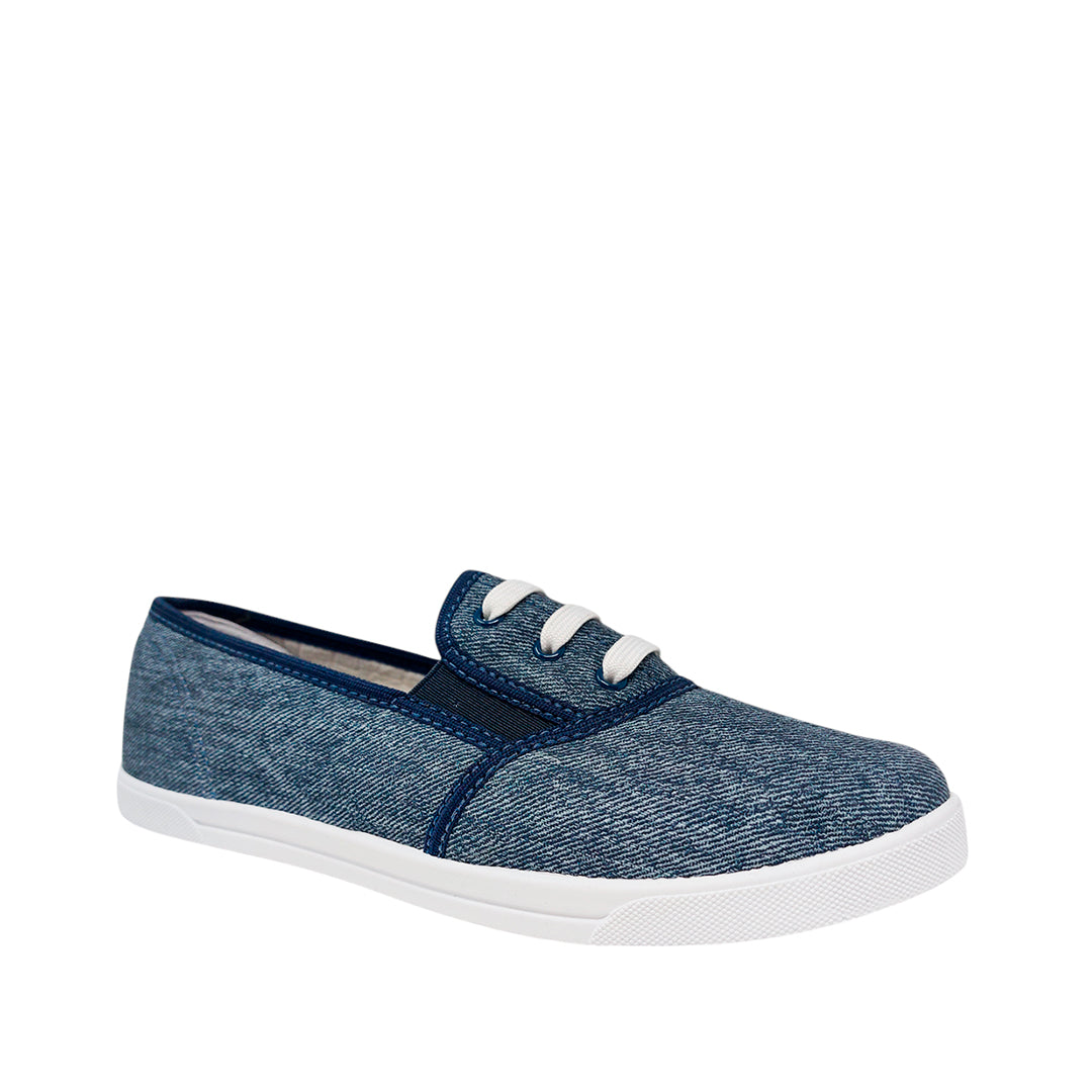Dinas Lina Oxford para mujer color denim