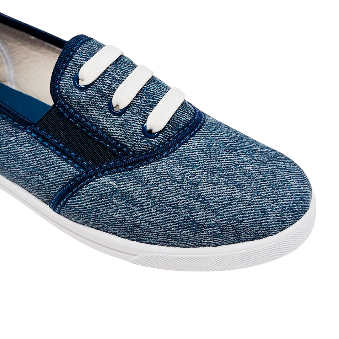 Dinas Lina Oxford para mujer color denim